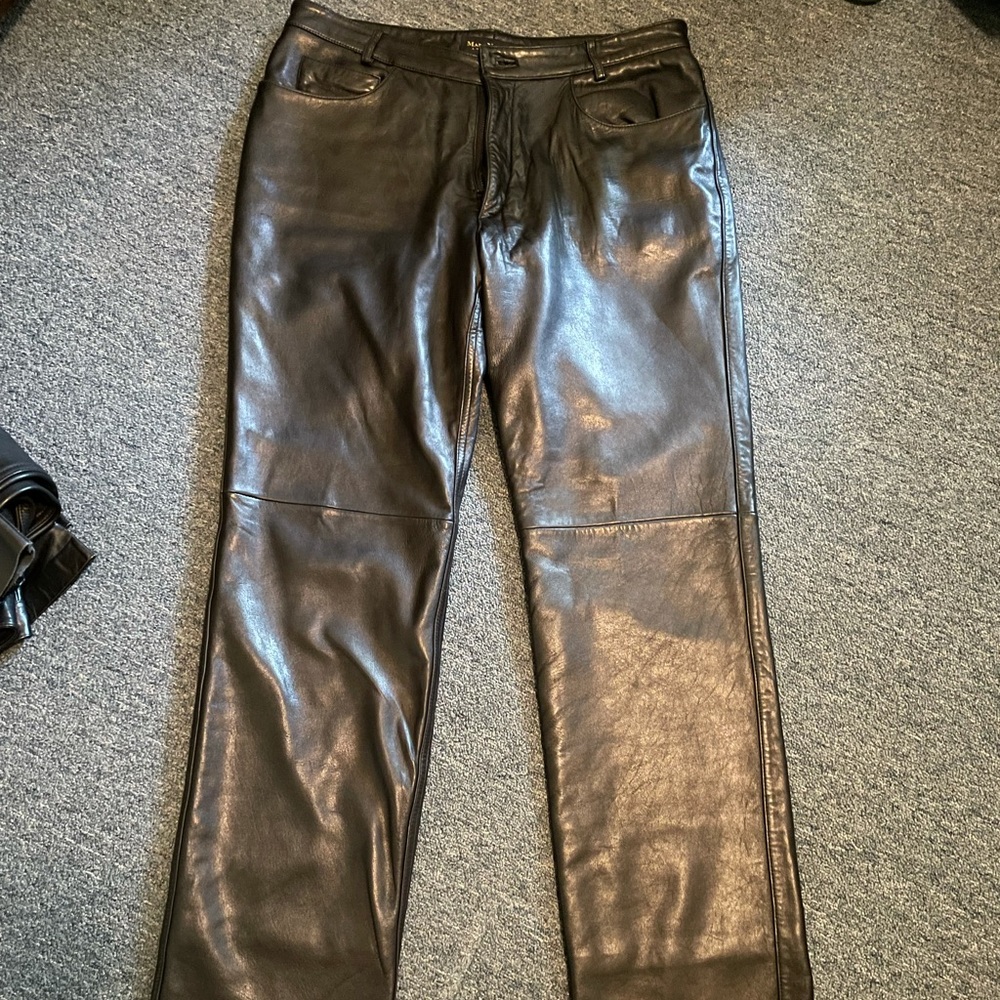 Men’s leather pants